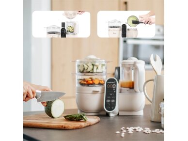 Babymoov Nutribaby + 6-in-1 multi-purpose baby food processor - Mineral Beige A001135 4 Babymoov Nutribaby + 6-in-1 multi-purpose baby food processor - Mineral Beige A001135 4