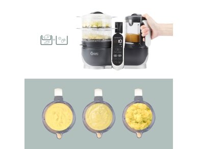 Babymoov Nutribaby + 6-in-1 multi-purpose baby food processor - Industrial Grey A001124 3