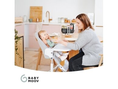 Babymoov Nutribaby + 6-in-1 multi-purpose baby food processor - Industrial Grey A001124 6