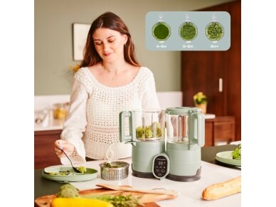 Babymoov Nutribaby Glass multifunction glass baby food maker - Celadon Green A001138 6 Babymoov Nutribaby Glass multifunction glass baby food maker - Celadon Green A001138 6
