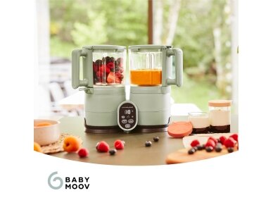 Babymoov Nutribaby Glass multifunction glass baby food maker - Celadon Green A001138 8