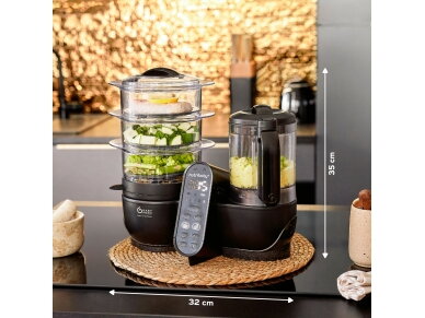Babymoov Nutribaby + XL Large capacity multi-purpose food processor - Mineral Black A001140 7 Babymoov Nutribaby + XL Large capacity multi-purpose food processor - Mineral Black A001140 7