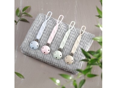 Babyono soother holder silicone green1469/04 2 Babyono soother holder silicone green1469/04 2