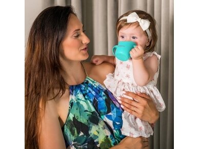 Babyono Ergonomic training cup mint FLOW 1463/06 4 Babyono Ergonomic training cup mint FLOW 1463/06 4