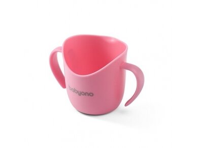 Babyono Ergonomic training cup pink FLOW 1463/04