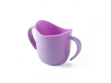 Babyono Ergonomic training cup purple FLOW 1463/05 1 Babyono Ergonomic training cup purple FLOW 1463/05 1