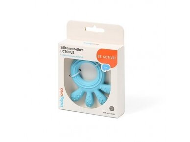 Babyono silicone teether OCTOPUS blue 826/03 8
