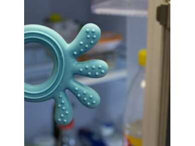 Babyono silicone teether OCTOPUS blue 826/03 6 Babyono silicone teether OCTOPUS blue 826/03 6