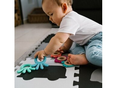 Babyono silicone teether OCTOPUS mint 826/02 4 Babyono silicone teether OCTOPUS mint 826/02 4