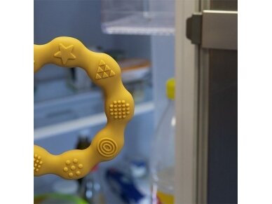 Babyono Silicone teether RING yellow 825/01 5
