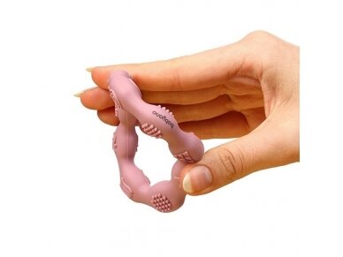 Babyono Silicone teether RING pink 825/02 3