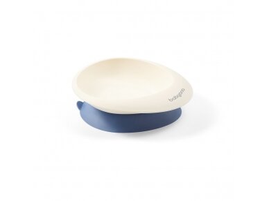 Baby suction bowl with spoon, blue, 1077 1 Baby suction bowl with spoon, blue, 1077 1