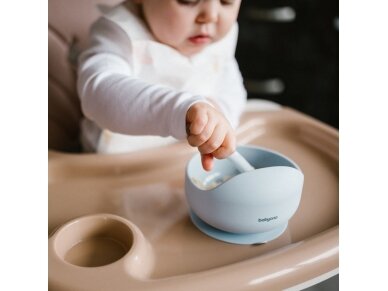 Babyono silicone suction bowl blue 1481/01 5 Babyono silicone suction bowl blue 1481/01 5