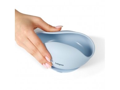 Babyono silicone suction bowl blue 1481/01 3 Babyono silicone suction bowl blue 1481/01 3