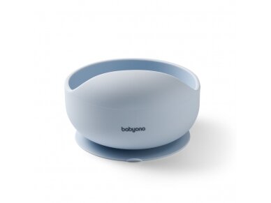 Babyono silicone suction bowl blue 1481/01 1 Babyono silicone suction bowl blue 1481/01 1