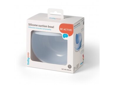 Babyono silicone suction bowl blue 1481/01 2