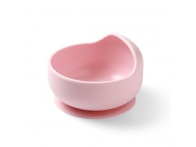 Babyono silicone suction bowl pink 1481/02