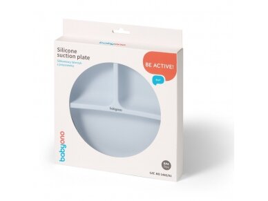 Babyono silicone suction bowl blue 1482/01 1 Babyono silicone suction bowl blue 1482/01 1