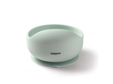 Babyono silicone suction bowl mint 1481/03 1 Babyono silicone suction bowl mint 1481/03 1
