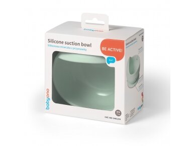 Babyono silicone suction bowl mint 1481/03 4 Babyono silicone suction bowl mint 1481/03 4