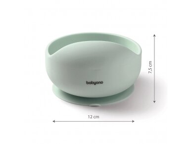 Babyono silicone suction bowl mint 1481/03 6