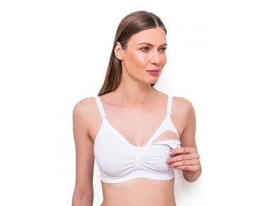Babyono the bra for nursing mothers F80-85 white 506/25