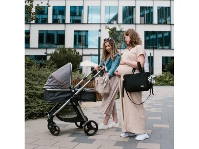 Babyono Mummy bag for the stroller black CARMEN 1571/01 8