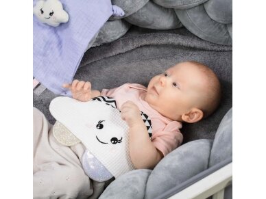 Babyono flat cuddly toy blinky cloud blink & smile 1534 2 Babyono flat cuddly toy blinky cloud blink & smile 1534 2