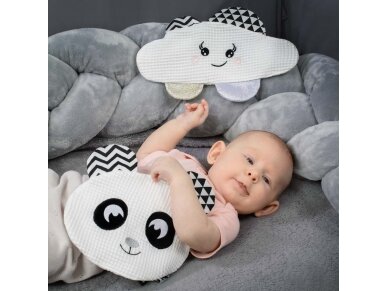 Babyono flat cuddly toy blinky cloud blink & smile 1534 1 Babyono flat cuddly toy blinky cloud blink & smile 1534 1