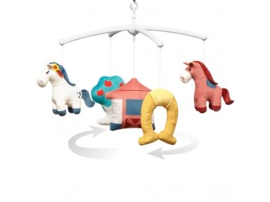 HORSES musical electronic cot mobile, 793 3