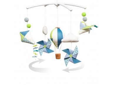 BALLOONS musical electronic cot mobile, 795 2 BALLOONS musical electronic cot mobile, 795 2