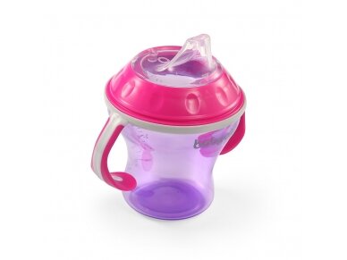 Non-spill cup with hard spout 180ml NATURAL NURSING, PINK, 1456/02 1