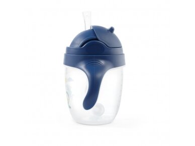 Sippy cup with weighted straw, blue 7