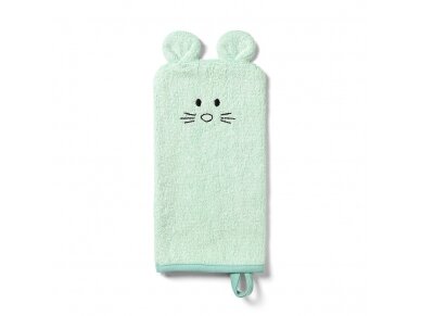 Babyono bamboo baby wash mitt green 787/03 Babyono bamboo baby wash mitt green 787/03