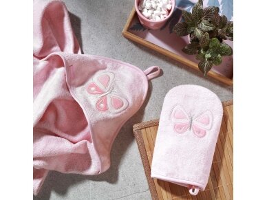 Bamboo bath washer for children and infants pink 347/07 3