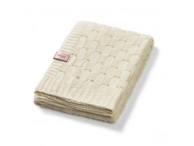 Babyono bamboo knitted blanket cream 1479/01 Babyono bamboo knitted blanket cream 1479/01