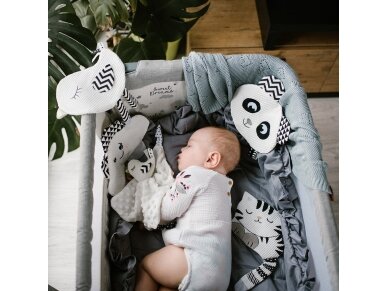 Babyono bamboo knitted blanket blue 1478/02 3