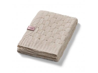 Babyono bamboo knitted blanket beige 1479/03 Babyono bamboo knitted blanket beige 1479/03