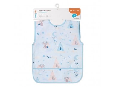 Babyono apron raccoon blue 1642/01 2