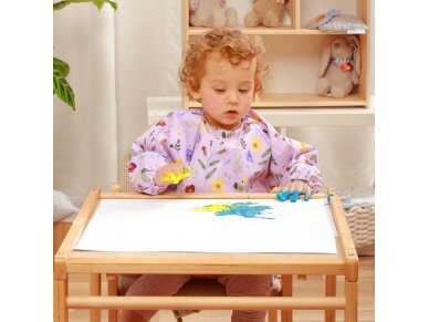 BabyOno sleeved bib, garden, 1476/01 11 BabyOno sleeved bib, garden, 1476/01 11