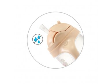 Babyono sippy cup with weighted straw brown 1464/04 3 Babyono sippy cup with weighted straw brown 1464/04 3