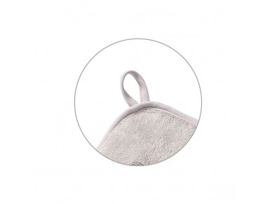 Babyono bamboo hooded towel grey NATURAL BAMBOO 100X100 346/06 1 Babyono bamboo hooded towel grey NATURAL BAMBOO 100X100 346/06 1