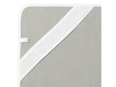 Bamboo hooded towel 85 x 85, grey, coala, 343/03 2