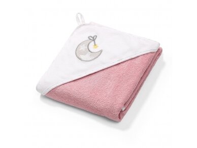 TERRY Hooded Towel 100×100 cm pink TERRY Hooded Towel 100×100 cm pink