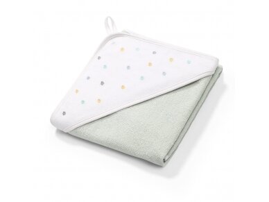 TERRY Hooded Towel 100×100 cm light grey TERRY Hooded Towel 100×100 cm light grey