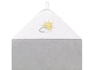 TERRY Hooded Towel 76×76 cm grey 1 TERRY Hooded Towel 76×76 cm grey 1