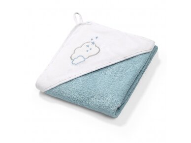 TERRY Hooded Towel 76×76 cm blue