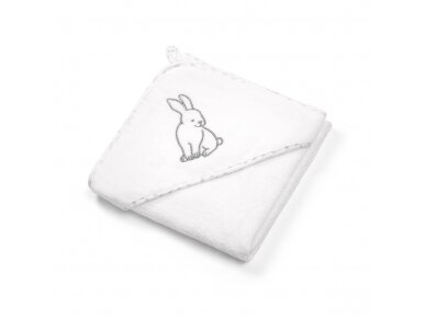 Velour hooded towel blue 100 x 100 white Velour hooded towel blue 100 x 100 white