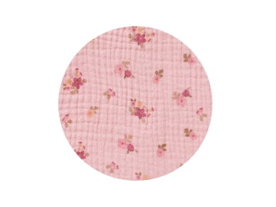 Babyono muslin bib ruffle pink 1724/02 3