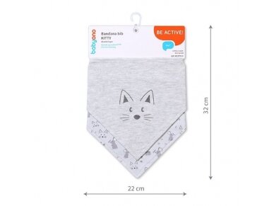 BabyOno bandana bib KITTY, 879/11 4 BabyOno bandana bib KITTY, 879/11 4